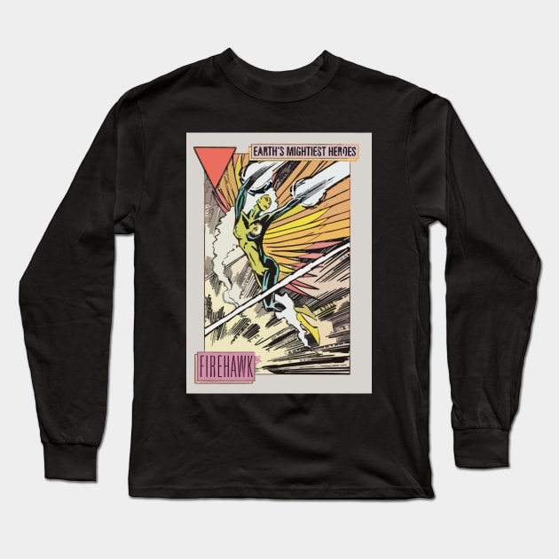 FIREHAWK unleashed v2 Long Sleeve T-Shirt by Psychosis Media